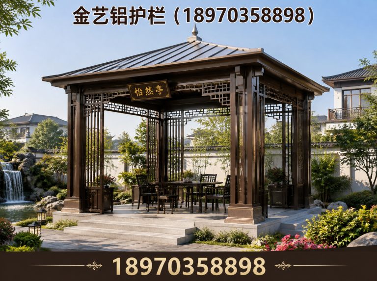 婺源县铝艺凉亭展示图